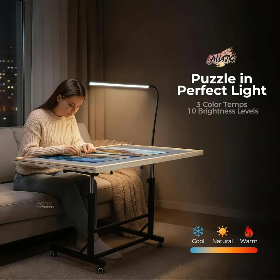 ALL4JIG LED Puzzle Tables supporting view 3