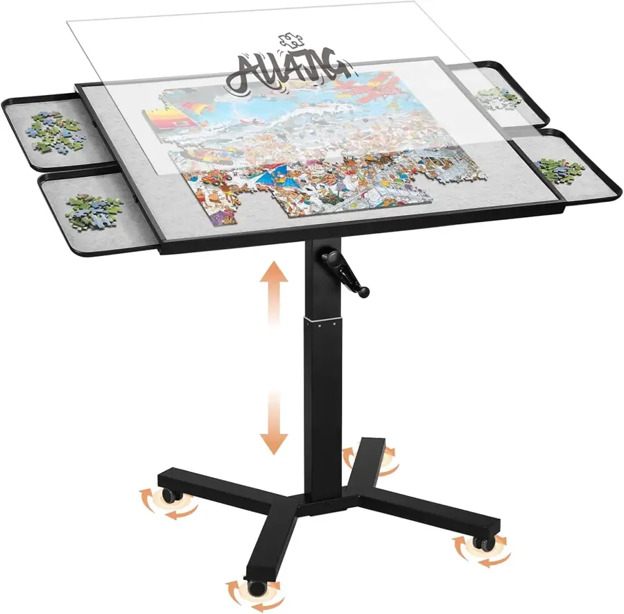 Metal Puzzle Table